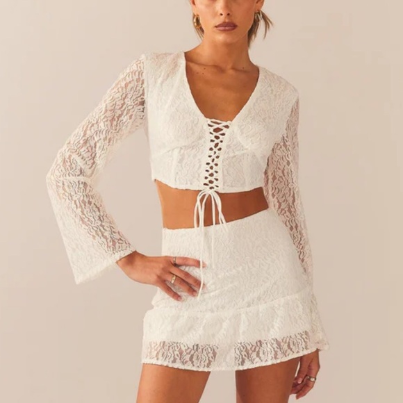 Lace Top & Skirt* - Picture 2 of 9